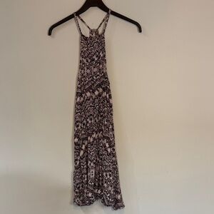 Free People Halter Neck Tribal Print Dress